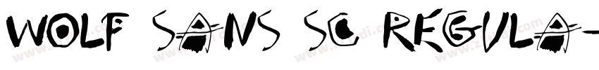 Wolf Sans SC Regula字体转换